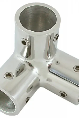 ANGOLARE INOX 3 VIE 90° Ø MM.25 Spedizione Espresso