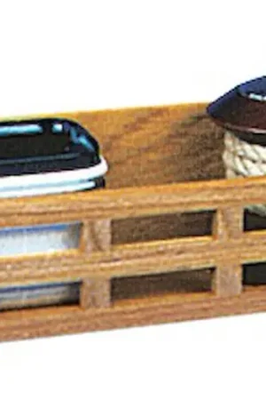 Spedizione Espresso Contenitore in teak 300x85x70 mm