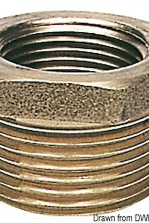 Riduzione ottone maschio/femmina 1" 1/2 x 1" Prezzo Conveniente