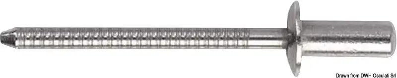 Sconto Rivetto in acciaio inox, testa normale