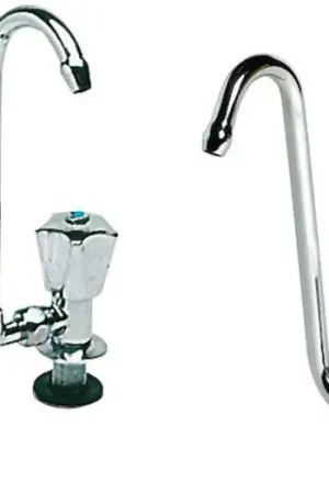 Promozione Rubinetto con becco snodato in ottone cromato
