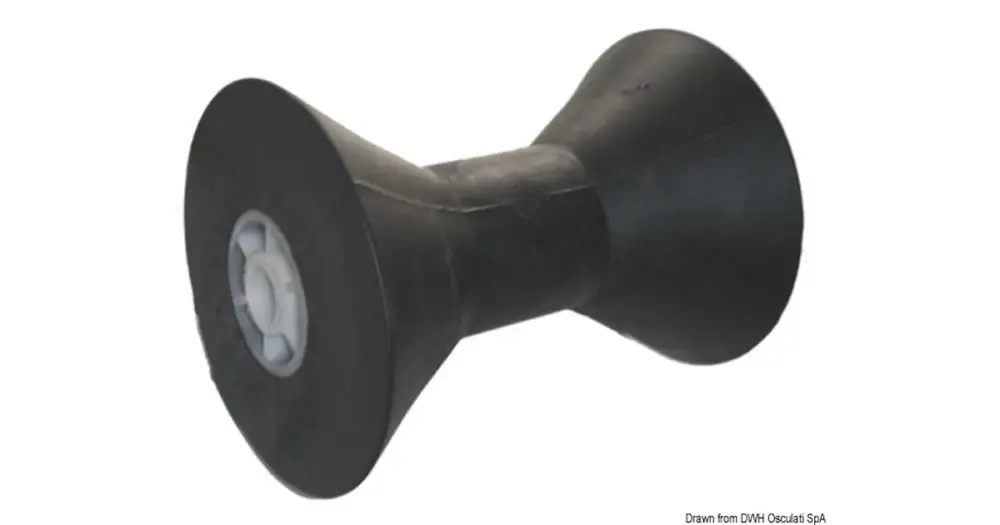 Promozione Rullo centrale nero 205 mm Ø foro 25 mm