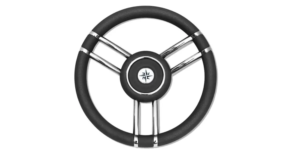 RUOTA TIMONE T27 NERO Ø MM.350 Più Venduto