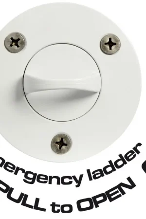 Consegna Rapida Scaletta di emergenza ad incasso a 3 gradini