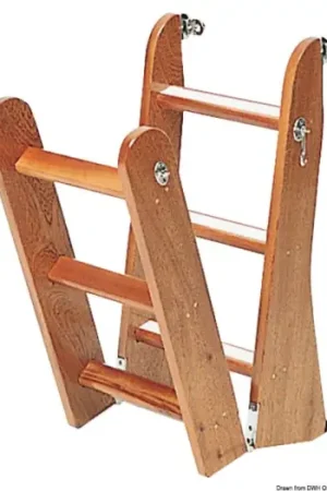 Sconto Scaletta in legno di mogano