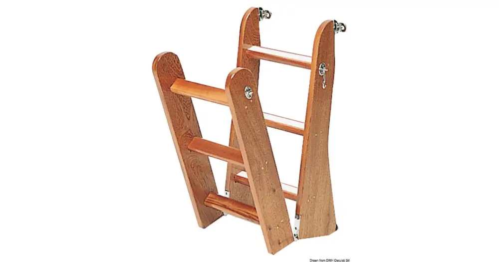Sconto Scaletta in legno di mogano