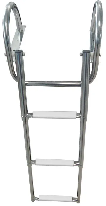 Scaletta 3 gradini neri con corrimano Ultime Pezzi