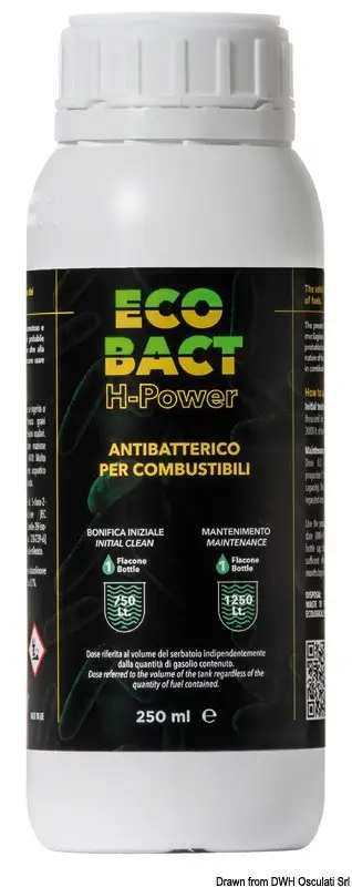 Consegna Rapida Battericida ECO-BACT H-Power per gasolio 250 ml