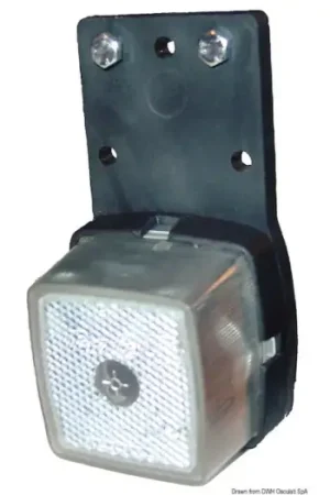 Fanale d'ingombro base gomma bianco Ordina Subito