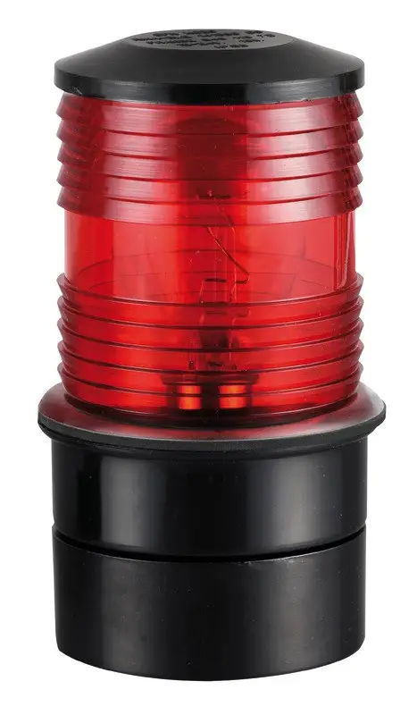 Fanale testa albero rosso/nero 360° Bestseller