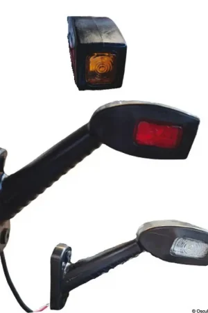 Fanale ingombro LED sx 3 funzioni corpo gomma Spedizione Espresso