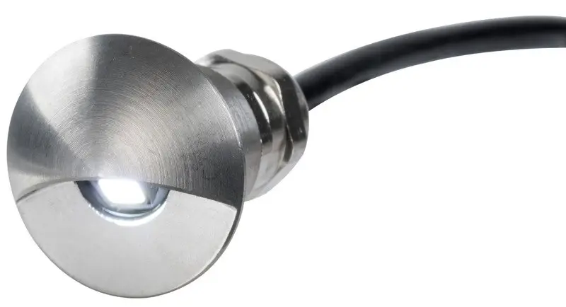 Luce di cortesia luce LED bianca corpo inox lucido Esclusivo
