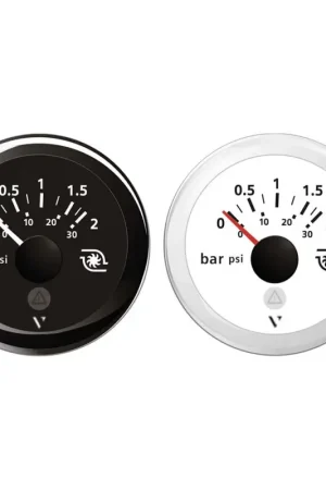 MANOMETRO TURBO 2 BAR NERO Promozione