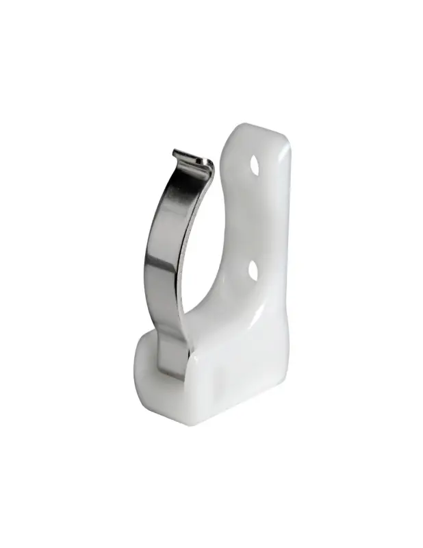 Offerta Speciale Clip a molla per ganci d'accosto, inox e nylon, Ø 25-35 mm, kit 2 pz