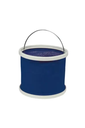 Secchio pieghevole in tessuto Oxford con maniglia inox Popolare