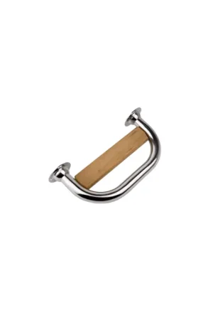Gradino di risalita in acciaio inox e teak Di Tendenza