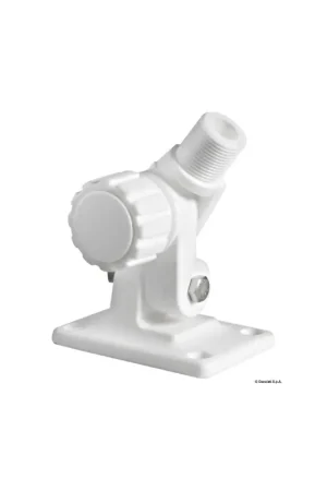 Base a snodo per antenna VHF e GPS, nylon bianco con bloccaggio a pomello Nuovo Arrivo