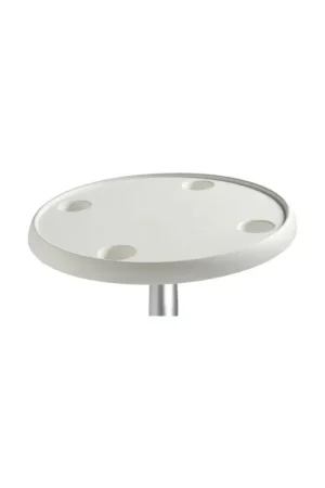 Tavolo tondo in materiale composito per basi a innesto Ultima Occasione