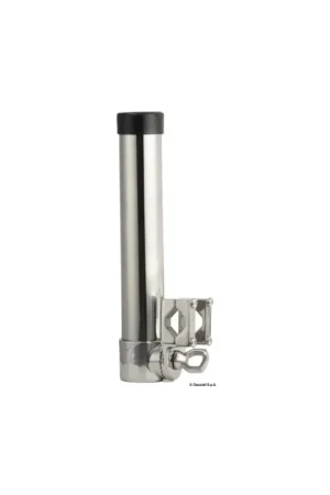 Portacanna da pesca con morsetto inox AISI 316, per tubi Ø 25/30 mm Esclusivo