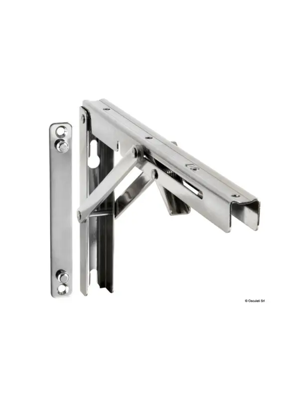 Offerta Lampo Osculati bracci pieghevoli e sfilabili per tavoli, inox, coppia 305 mm