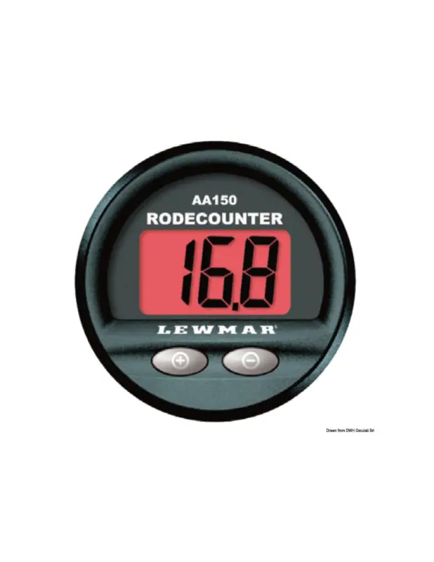 Lewmar contametri con allarme sonoro, 12/24V, IP65, max 999m Must-Have