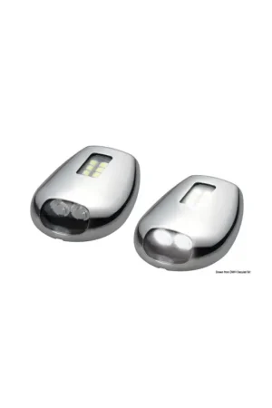 Coppia luci da ormeggio LED inox AISI 316, 12 V, 280/125 lm Offerta Lampo