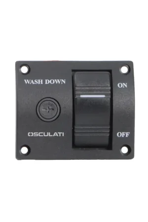 Pannello di controllo pompe washdown 12V, 25A, 75x60 mm Compra Adesso