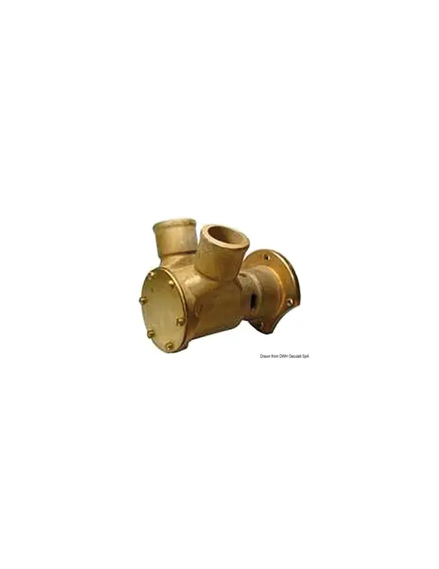 Pompa acqua di mare tipo Jabsco 29700, corpo bronzo, girante neoprene Must-Have