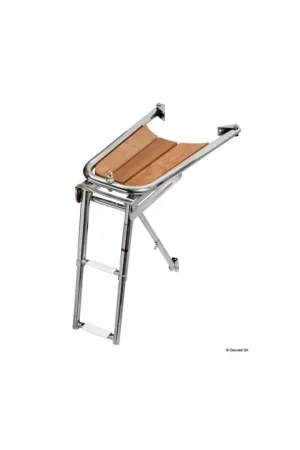 Di Tendenza Delfiniera con scaletta telescopica in inox e teak