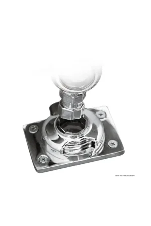 Must-Have Portacanna da pesca sfilabile Click, ottone cromato, Ø 40 mm