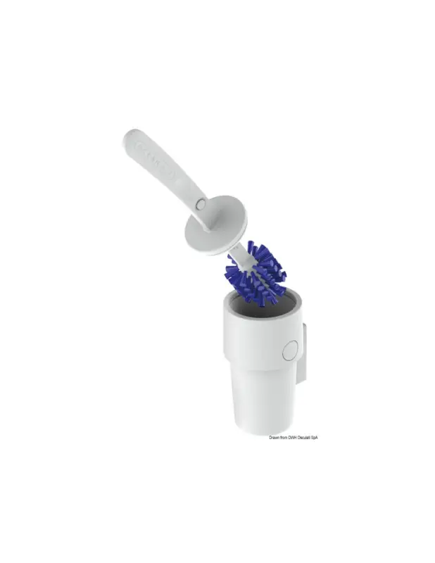 Dometic Brush & Stow scopino WC marino con chiusura a scatto Popolare