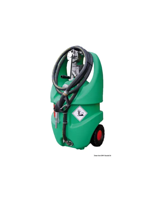 Serbatoio portatile con ruote omologato ADR per benzina Prezzo Ridotto