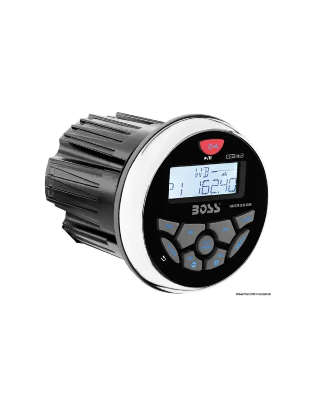 Offerta Del Giorno Boss Marine MGR 350 B radio FM/AM/BT/USB/MP3 da cruscotto 150W RMS