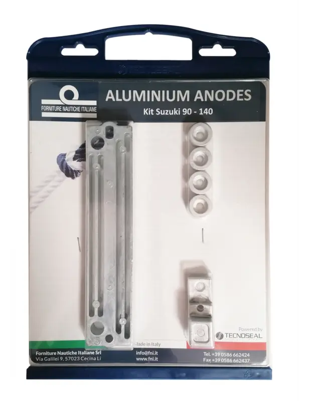 Tecnoseal kit anodi alluminio Suzuki 90/140 HP Promozione