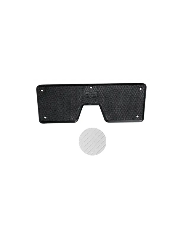 Ultimissimo Modello Ceredi piastra salvapoppa PVC 270x98 mm, nera o bianca