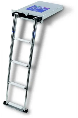 Douglas Marine scaletta telescopica a scomparsa inox AISI 316, 3 o 4 Offerta Del Giorno