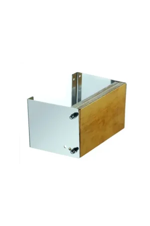 Offerta Lampo Supporto motore fuoribordo regolabile 0°-17°, inox e compensato marino