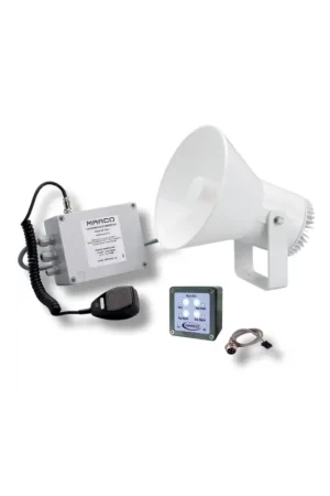 Offerta Limitata Marco EW2-MS tromba elettronica bitonale RINA 120 dB, 12V o 24V, 12-20 m