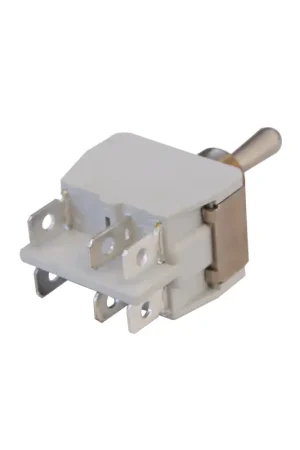 Professionale Interruttore a levetta unipolare momentaneo-OFF-momentaneo, 15A 250V, Ø 12