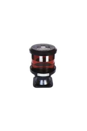 Fanale DHR Serie 35 luce rossa 360°, omologato MED, policarbonato nero Prezzo Basso