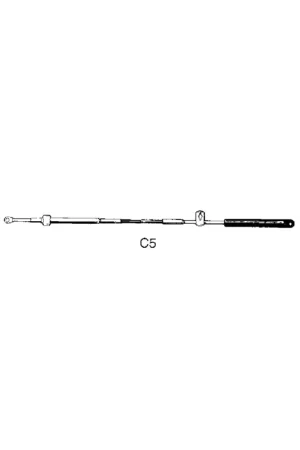 Ultraflex Cavo telecomando C5, Ø 7 mm, corsa 95 mm, Mercury Mercruiser Occasione Imperdibile