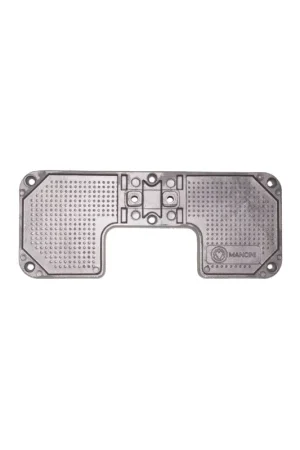 Mavi Mare piastra salva poppa in alluminio anodizzato nero, 280x115 mm Prezzo Di Fabbrica