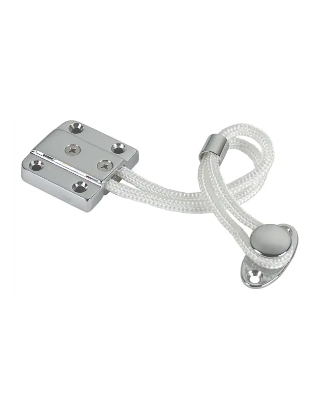 Prezzo Conveniente Foresti ferma schienale in ottone cromato con cavetto nylon, 240 mm