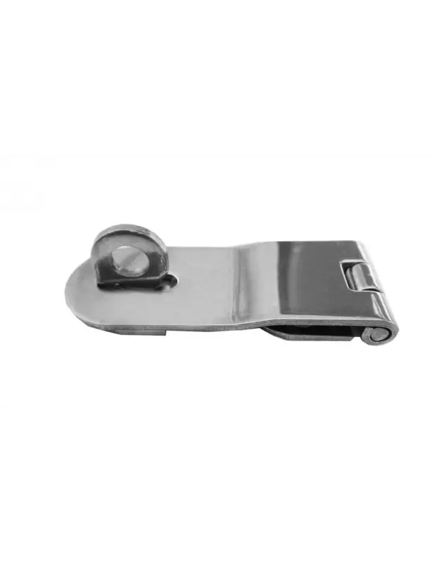 Chiusura acciaio con portalucchetto 79x30 mm, spessore 2 mm Offerta Limitata