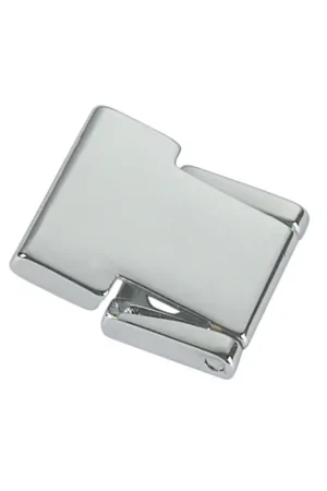 Esclusivo Foresti cerniera a filo in ottone cromato per portelli, 34x28 mm