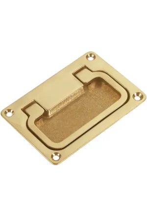 Foresti alzapagliolo ottone lucido, disponibile in 74x50x8 mm e 92x63x9 mm Più Venduto
