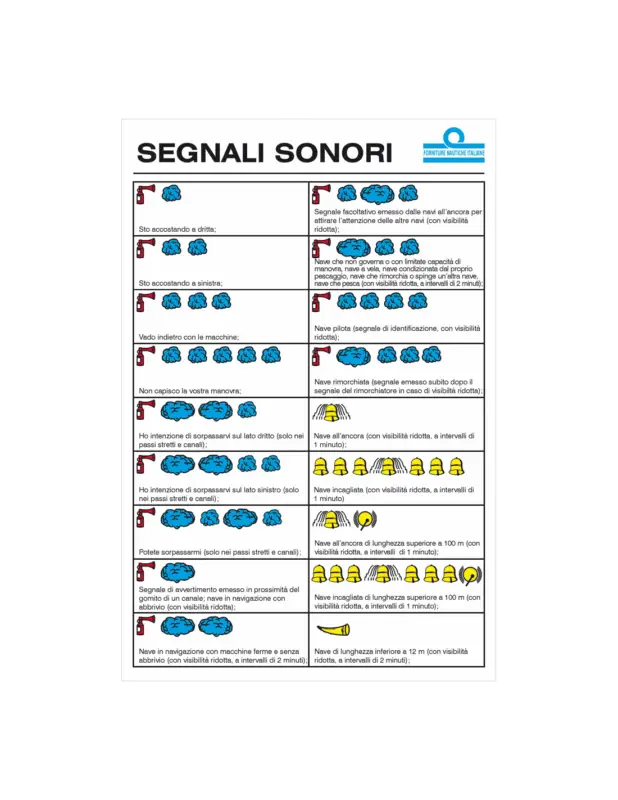 Saldi Erregrafica tabella segnali sonori adesiva, 16x24 cm