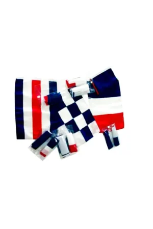 Adria Bandiere Kit Bandiere Francia regolamentare N+C e nazionale, 30x40 cm Nuova Collezione