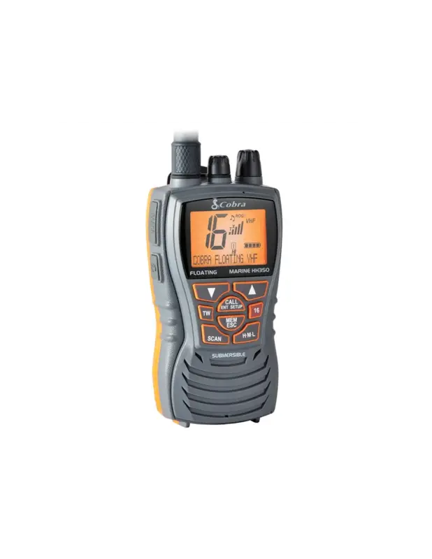 VHF Portatile Cobra Marine HH350 FLT EU Ricetrasmettitore VHF da Barca Galleggiante Reso Gratuito