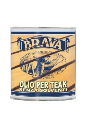 A Buon Prezzo Brava olio per teak all'acqua inodore, flacone 750 ml